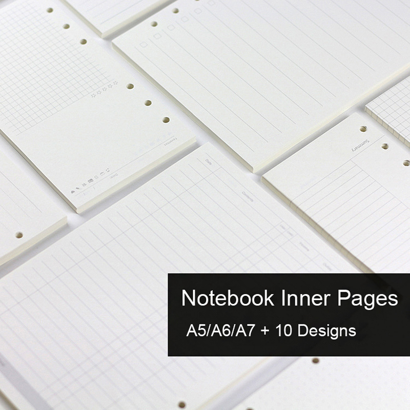 A5 Spiral Dotted Grid Notebook - 45 arkuszy A5 A6A7 Luźne kartki