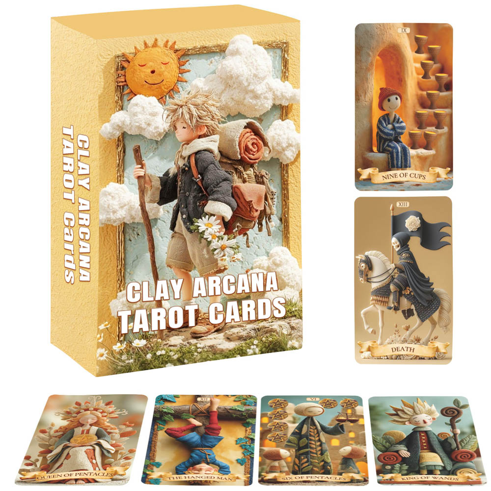 Zestaw 78 kart Tarota, 13x8 cm – Tarot Deck With Guidebook recenzja i cena