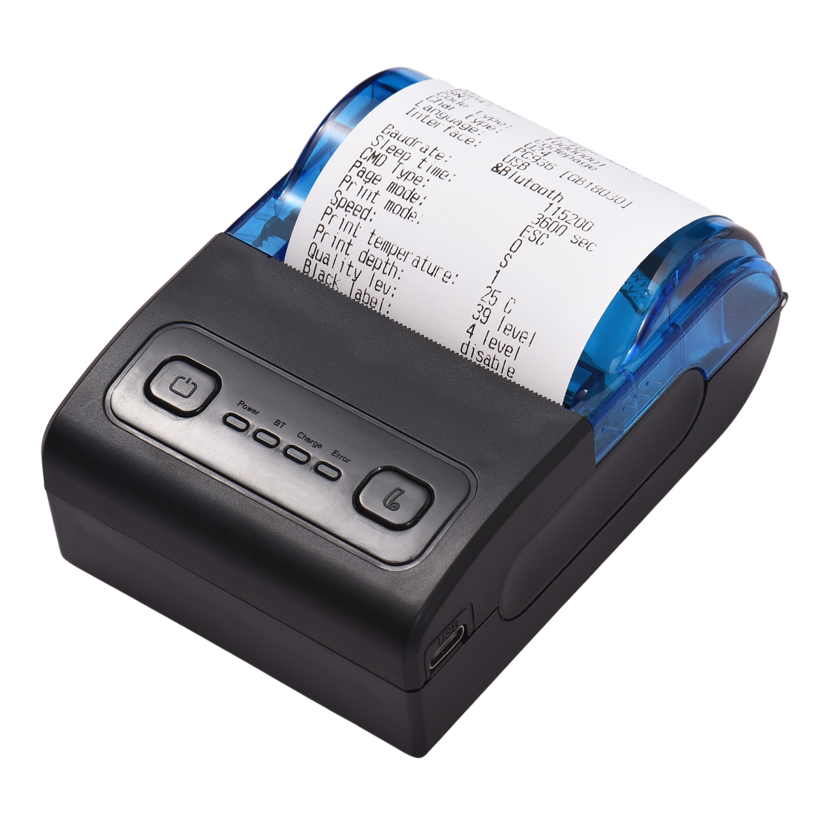 MPT-II – przenośna, miniaturow – Mini Pocket Thermal Printer Paper Roll recenzja i cena