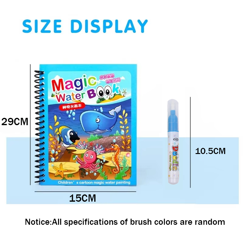 Wielorazowa książeczka do malo – Reusable Water Magic Coloring Book recenzja i cena