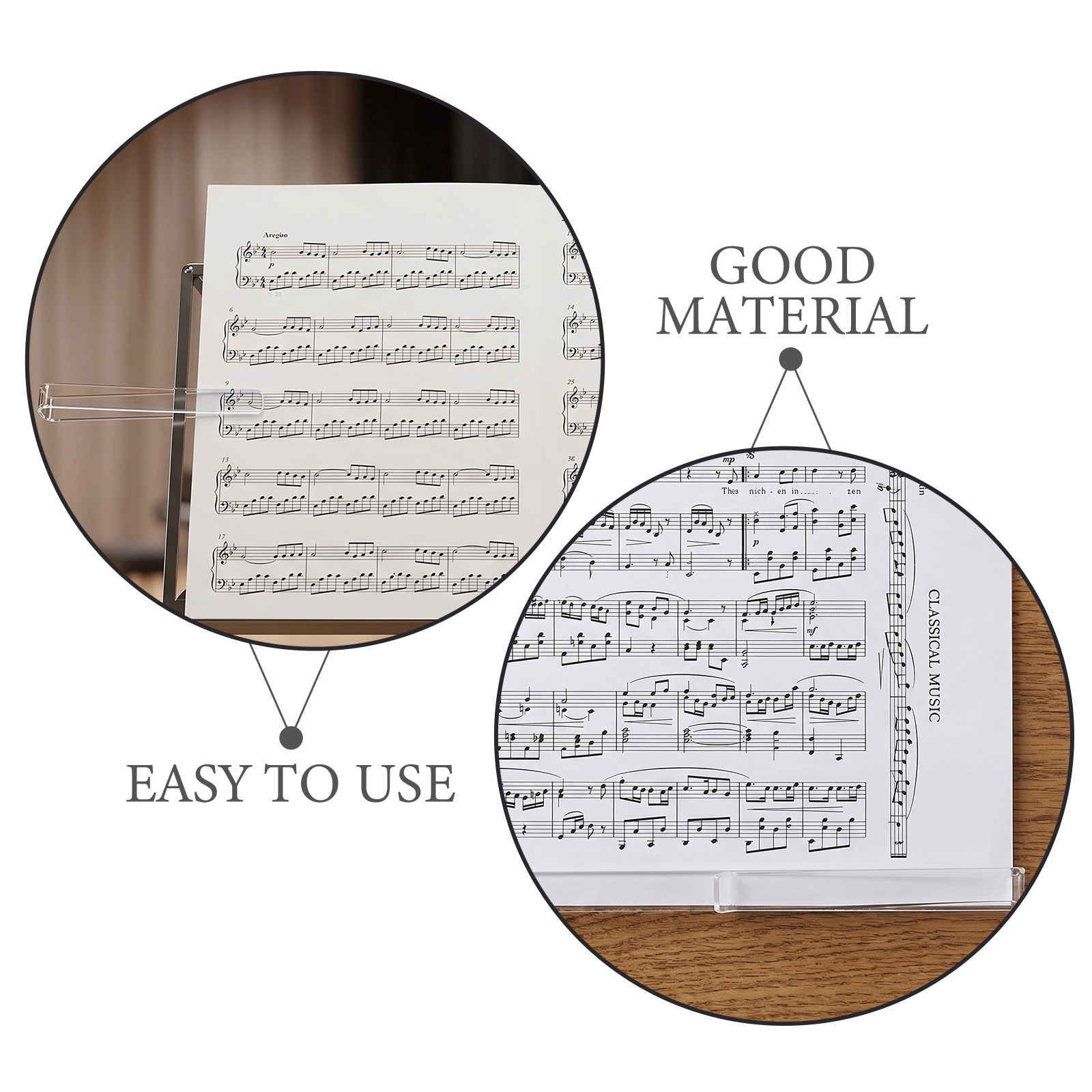 6 par przezroczystych akrylowy – Clear Acrylic Book Stand Holder recenzja i cena